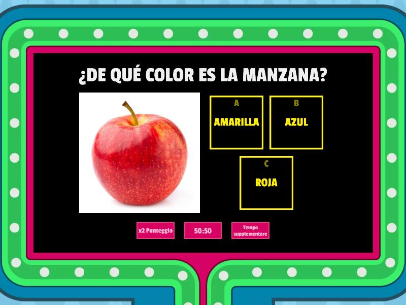 TELEQUIZ LOS COLORES Gameshow Quiz