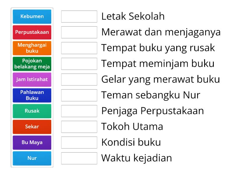 Kegiatan Literasi Match Up