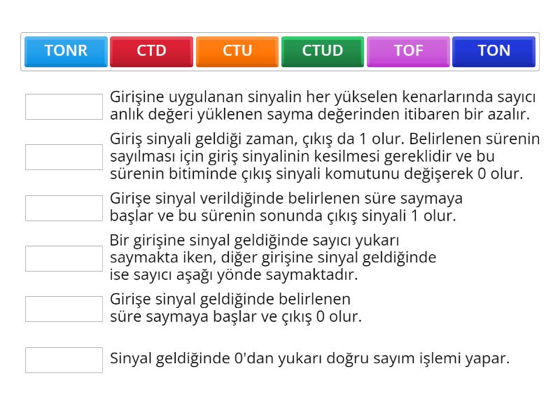 Sayici Ve Zamanlayici Komutlari Match Up