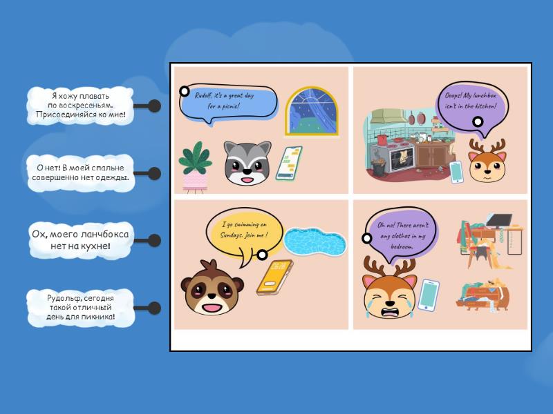 Comics Part 1 Translate Labelled Diagram