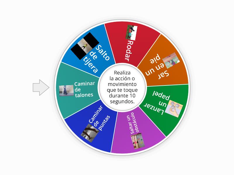 Habilidades Psicomotrices Spin The Wheel