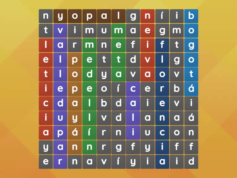 Sopa De Letras Departamentos Y Capitales De Colombia Wordsearch