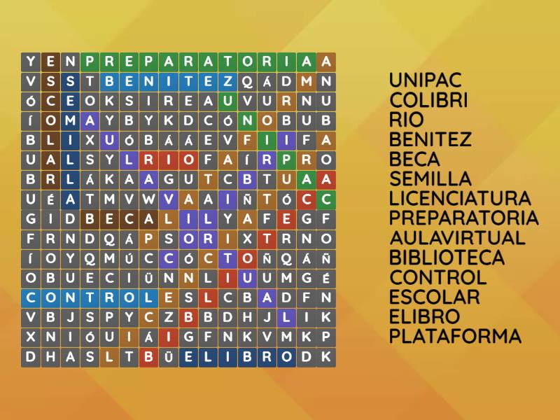 Plataforma Unipac Sopa De Letras