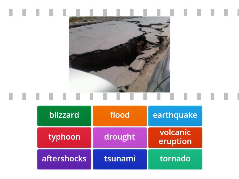 Natural Disasters Find The Match