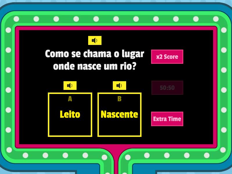 Os Rios De Portugal Gameshow Quiz