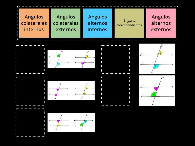 Rectas Paralelas Cortadas Por Una Recta Secante Match Up