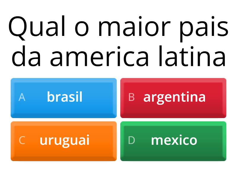 America Latina Quiz