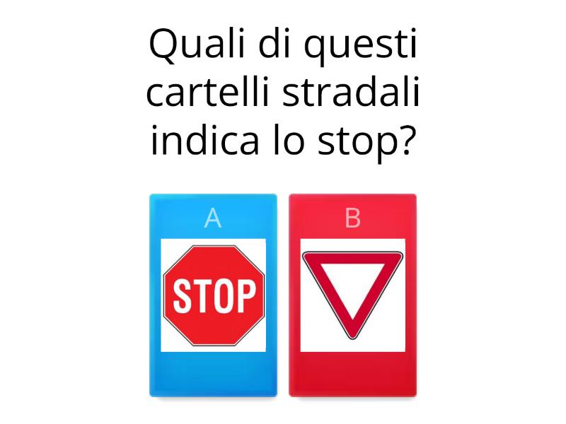 Segnali Stradali Quiz