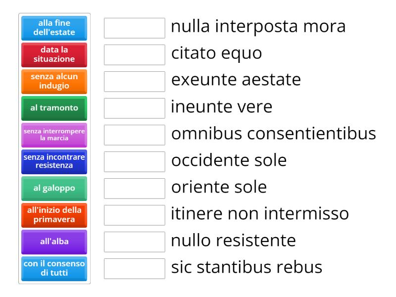 Ablativo Assoluto Espressioni Idiomatiche Frequenti Match Up