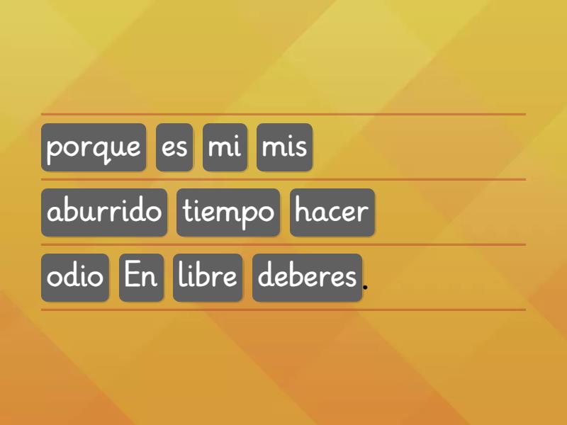 Qu Te Gusta Hacer En Tu Tiempo Libre Unjumble