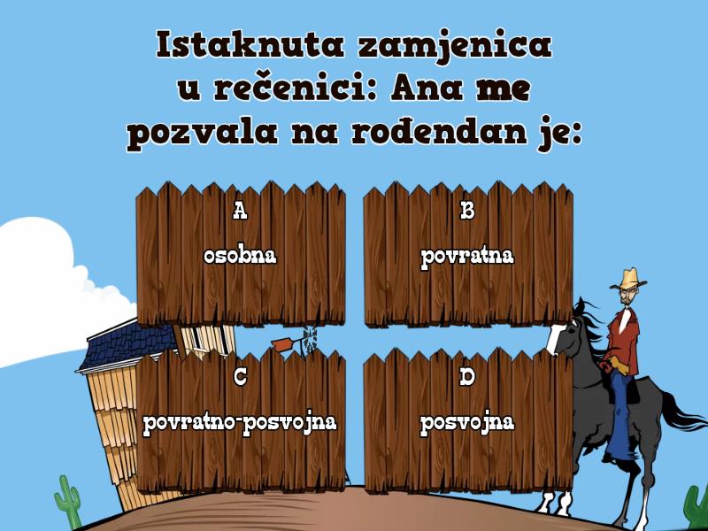 Zamjenice Kviz