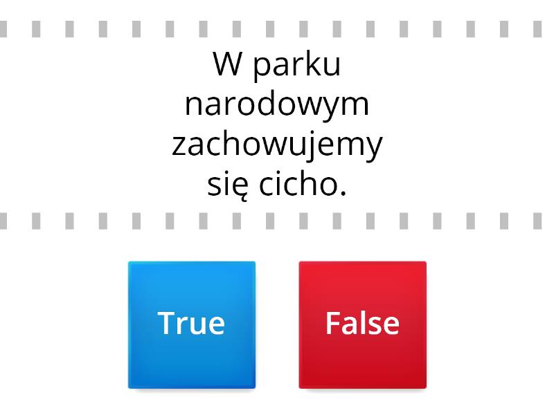 Zasady Zachowania W Parku Narodowym Verdadero O Falso