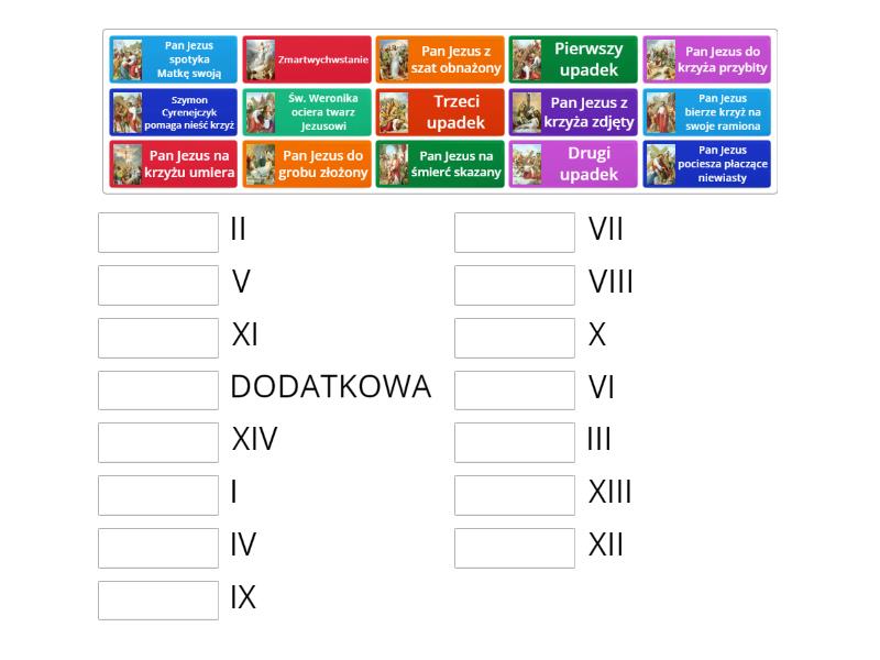 Droga krzyżowa Match up