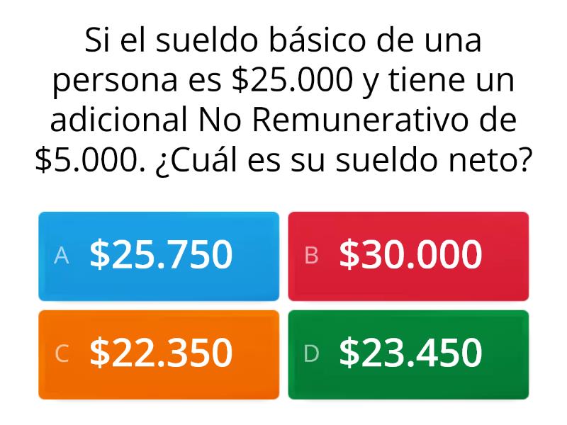 Remuneraciones Indemnizaciones Y Beneficios Quiz