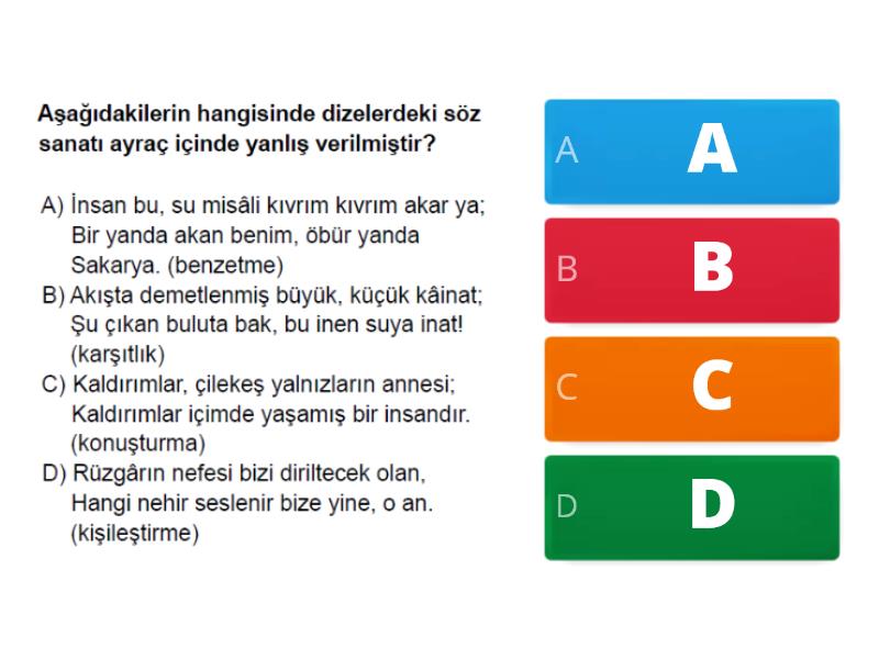 8 SINIF BURSLULUK SINAVI 2021 Quiz