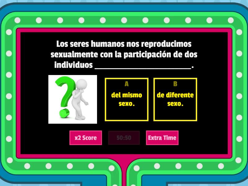 Sistema Reproductor Femenino Y Masculino Gameshow Quiz