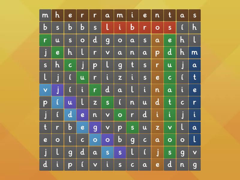 REA Recursos Educativos Abiertos Wordsearch