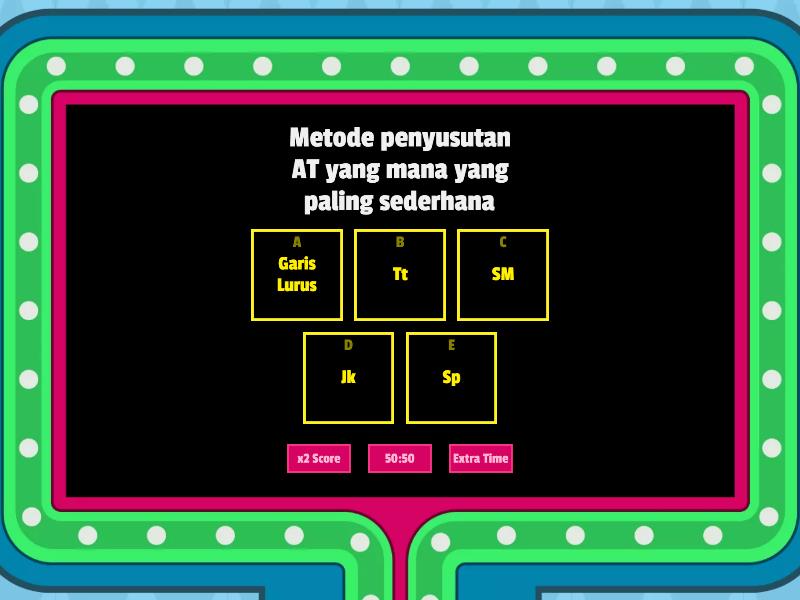 Asesmen Formatif Penyusutan AT Gameshow Quiz