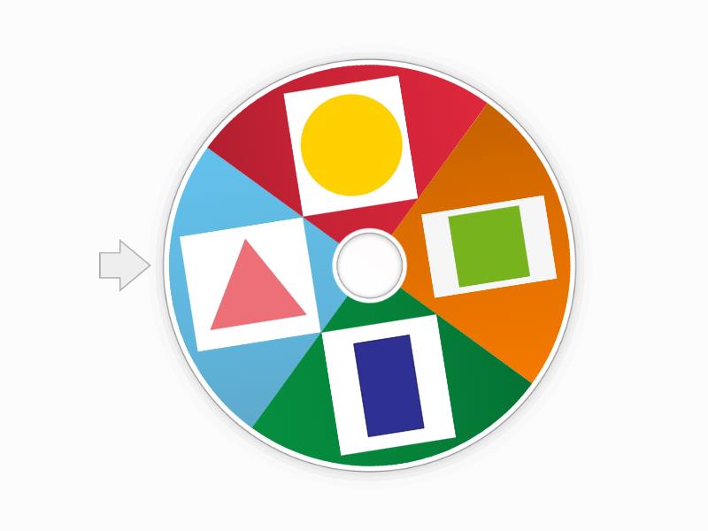 Ruleta de figuras geométricas Spin the wheel