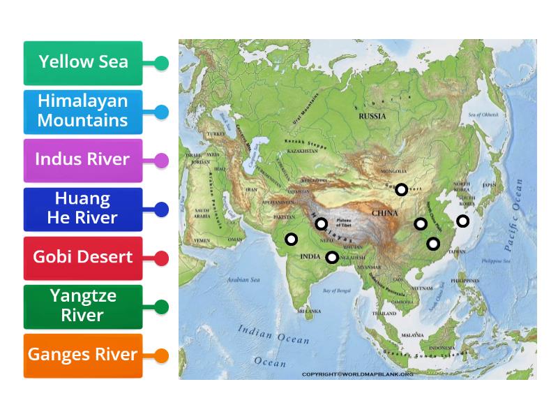 Pcms Se Asia Physical Features Diagrama Con Etiquetas