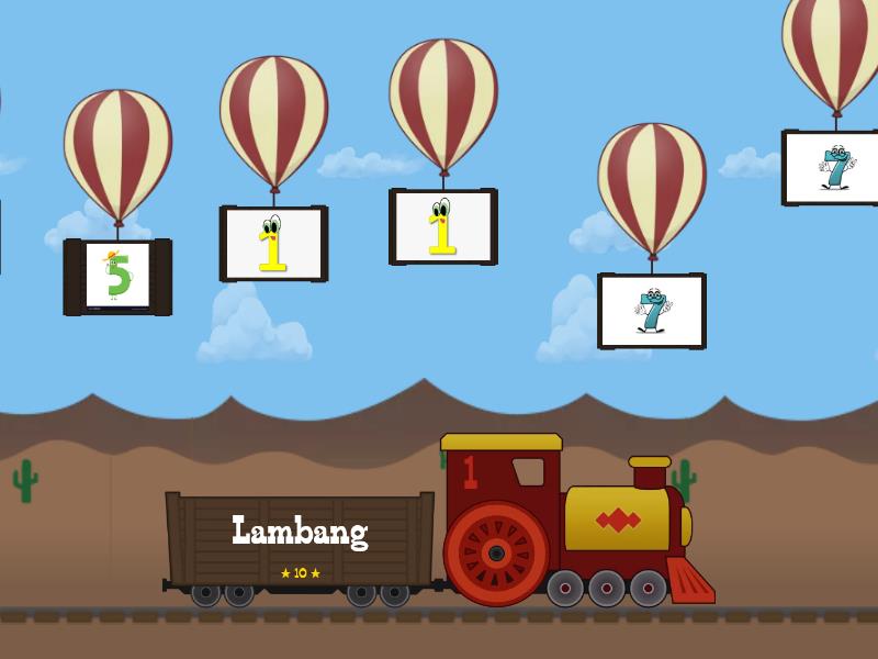 Lambang Dan Nama Bilangan Balloon Pop