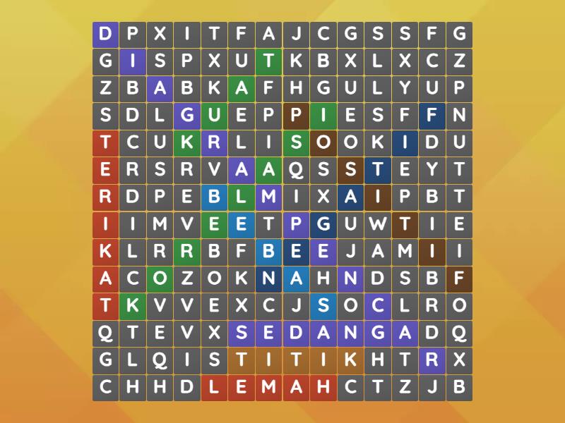 Cari Kata Yang Berhubungan Dengan Diagram Pencar Wordsearch