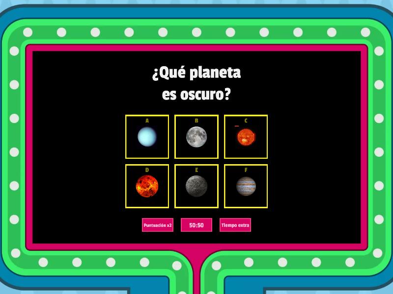 El Sistema Solar Gameshow Quiz