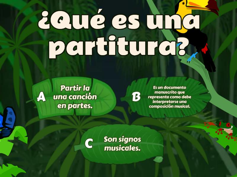 Elementos Basicos De Una Partitura Quiz