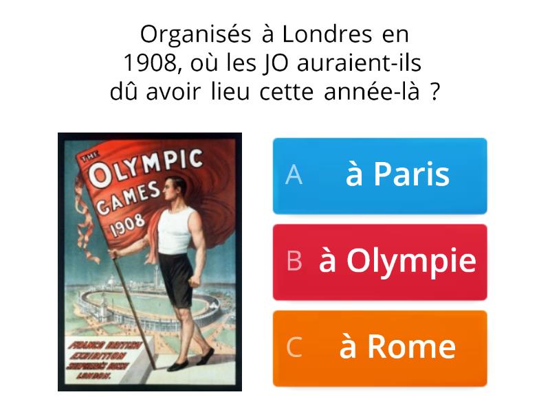 Les Jeux Olympiques Quiz