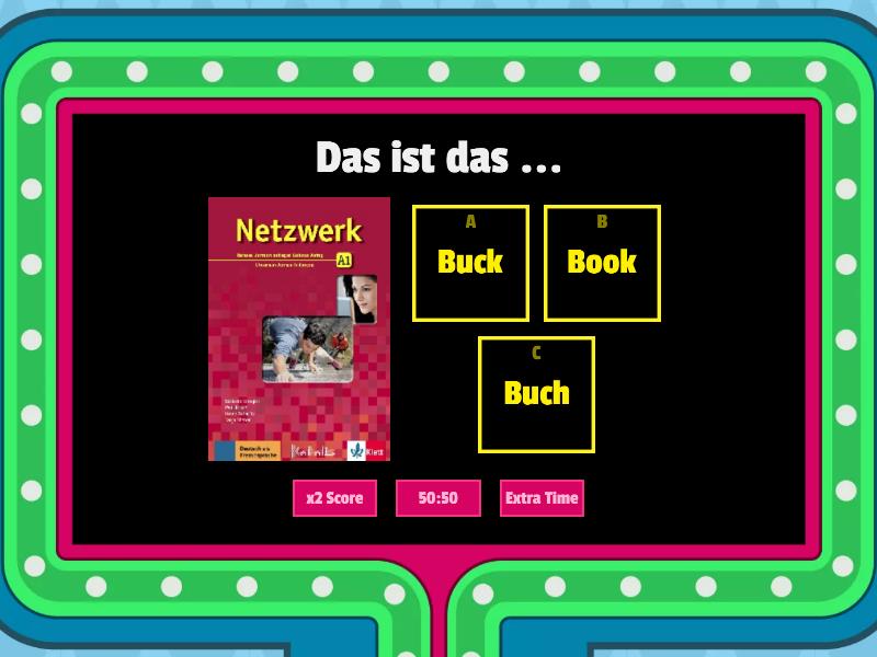 Schulsachen Gameshow Quiz