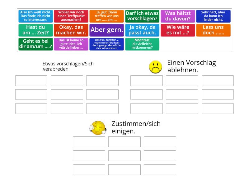 Redemittel Sich Verabreden A L Group Sort