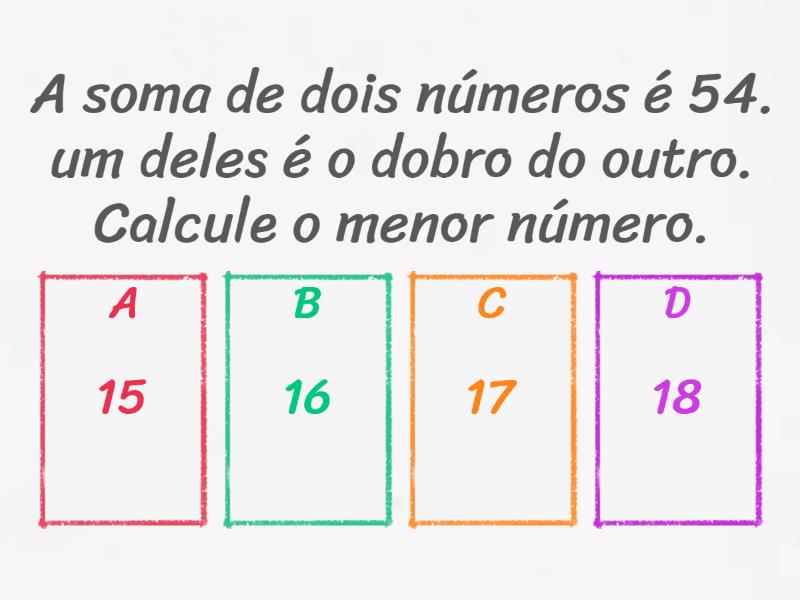 Resolver E Elaborar Problemas Que Envolvam A Partilha De Uma Quantidade