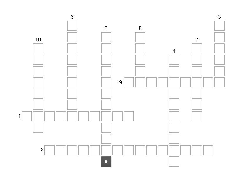 Cruzadinha Tabela Periódica Crossword