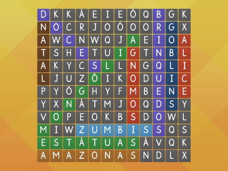 Nome Dos Sets Wordsearch