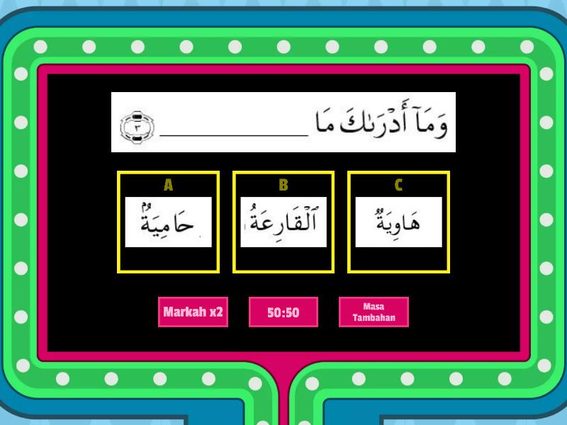 Menghafaz Surah Al Qariah Gameshow Quiz