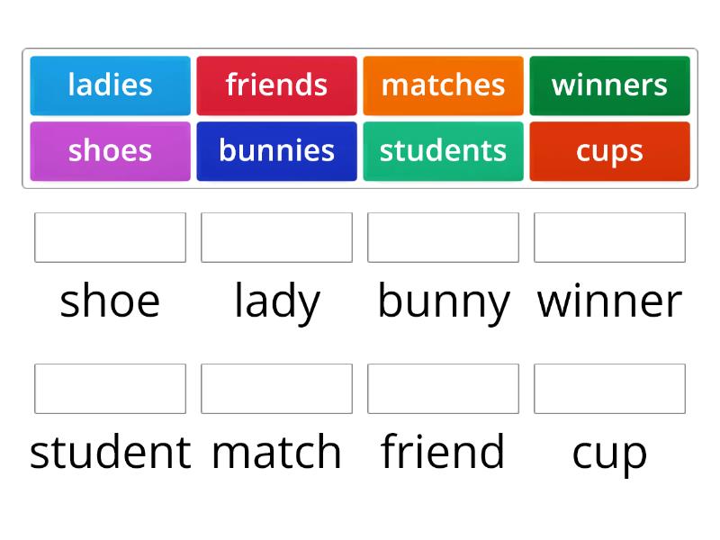 Plural Nouns Une Las Parejas