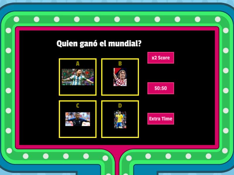 Actividades Del Mundial Gameshow Quiz