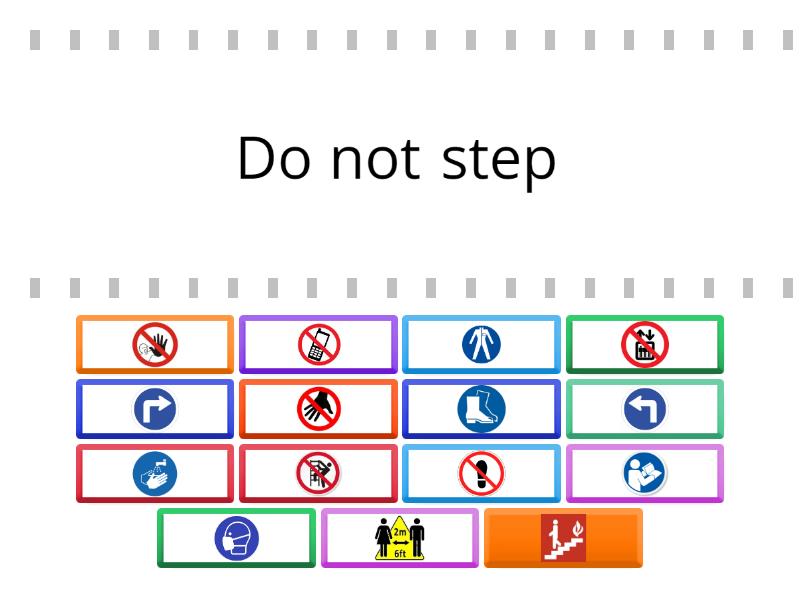 Imperative Instruction Signs Find The Match