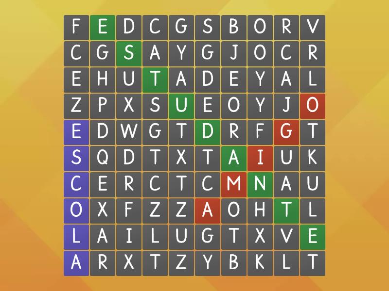 Cruzadinha Wordsearch