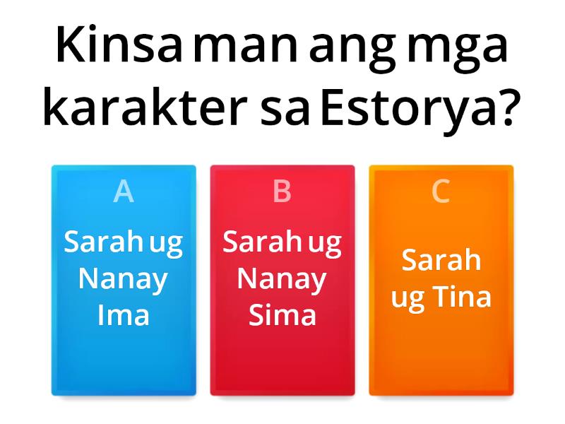 Mga Elemento Sa Estorya Quiz