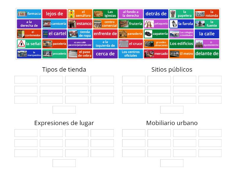 Describir La Ciudad Group Sort