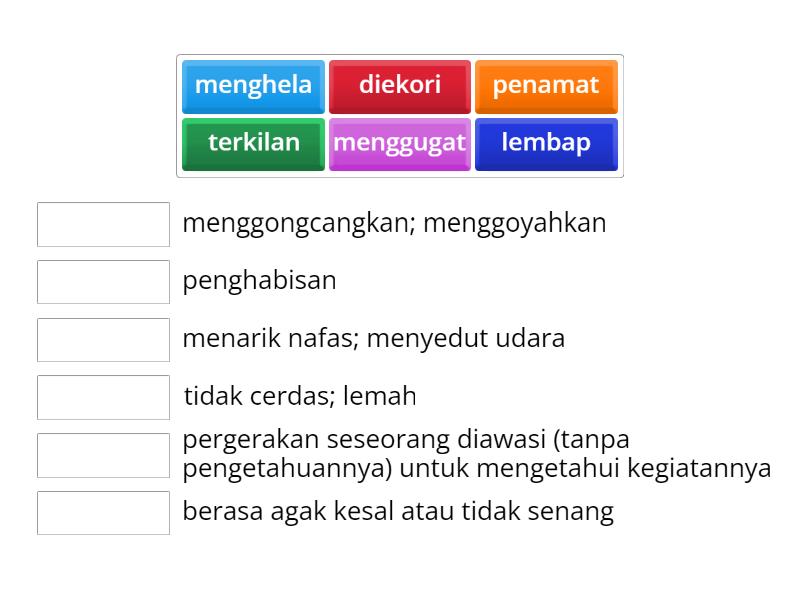 Pelari Muda Soalan Pemahaman Match Up