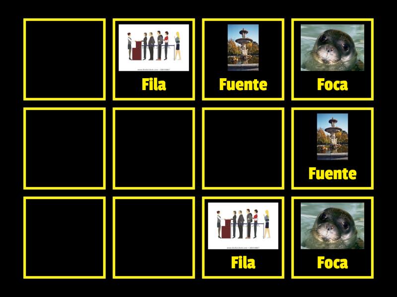 Juego De Memoria Con La Consonante Ff Matching Pairs