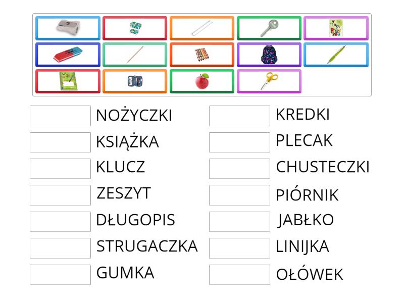 PRZYBORY SZKOLNE Match Up