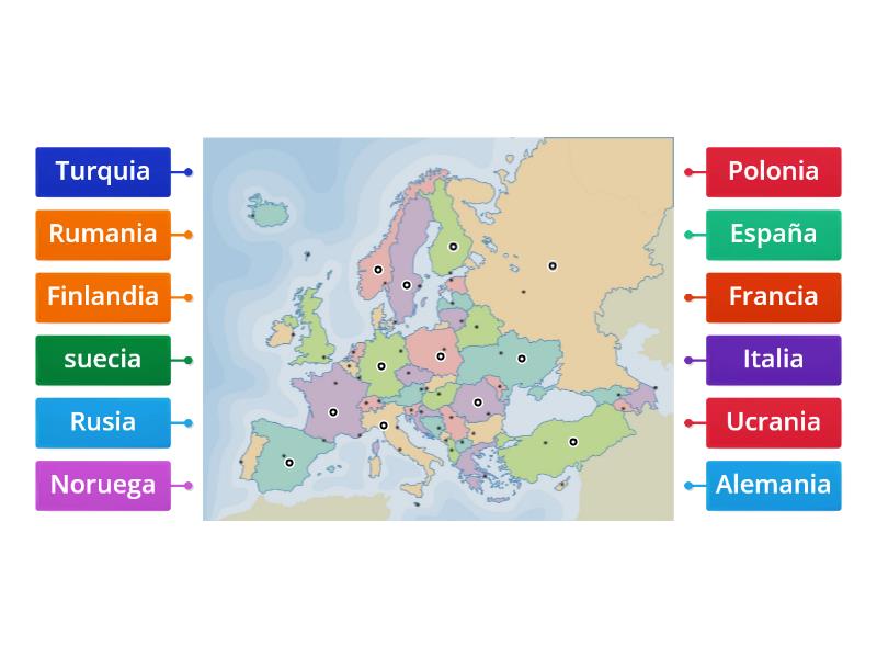 Diagrama De Europa Labelled Diagram