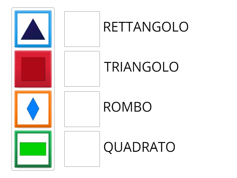 Riconosci Le Figure Geometriche Match Up