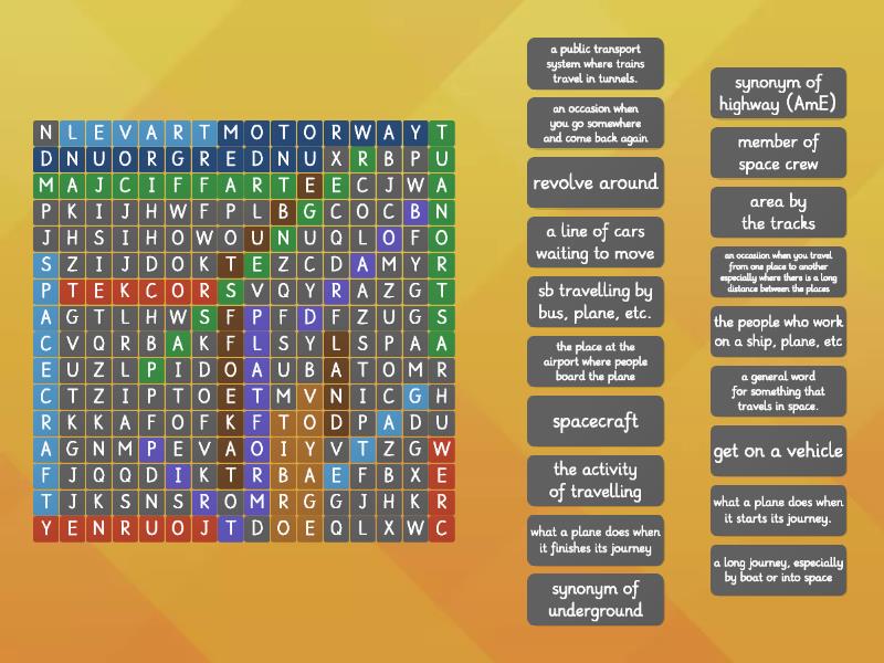 Revision Vocabulary B2 Units 3 And 4 Sopa De Letras