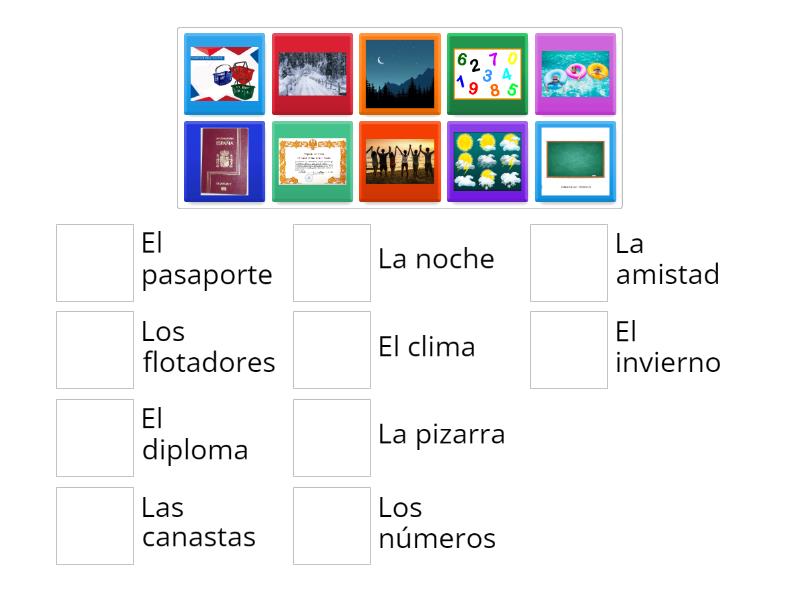 Escoje La Respuesta Correcta Une Las Parejas