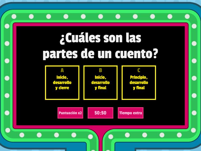 Tipos De Textos Gameshow Quiz