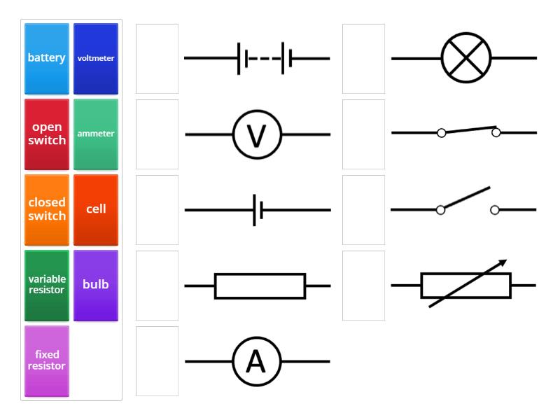 Circuit Symbols Ks Match Up